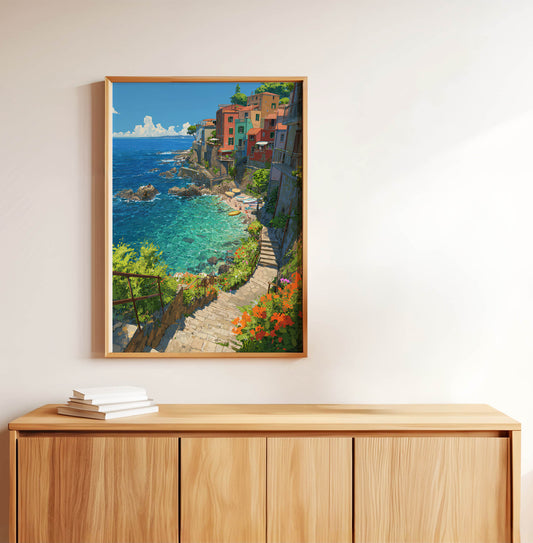 Rustic Village Beach Art