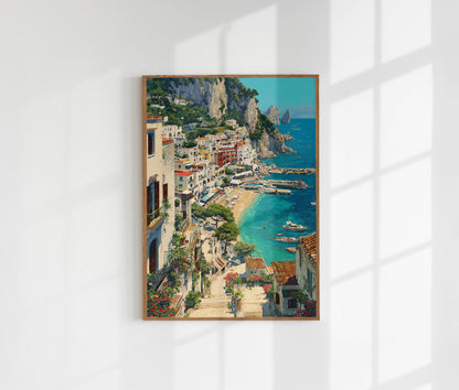 Mediterranean Marina Art