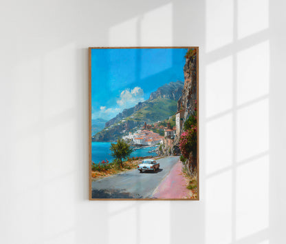 Amalfi Coast Drive Art