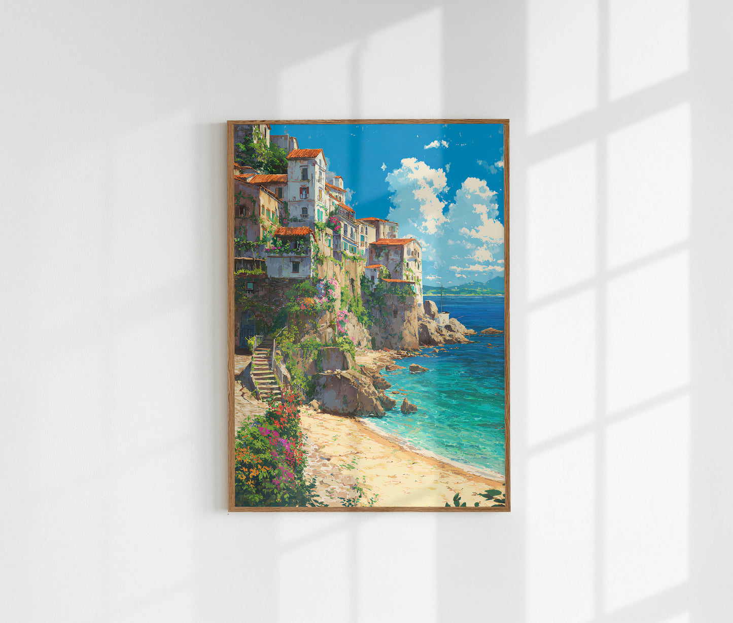 Coastal Village Beach Art