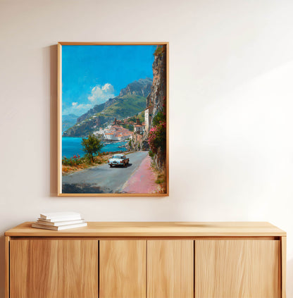 Amalfi Coast Drive Art