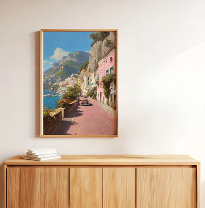 Amalfi Coast Vintage Art