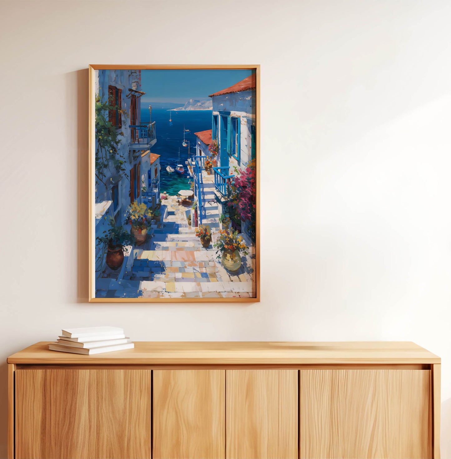 European Coastal Village Art