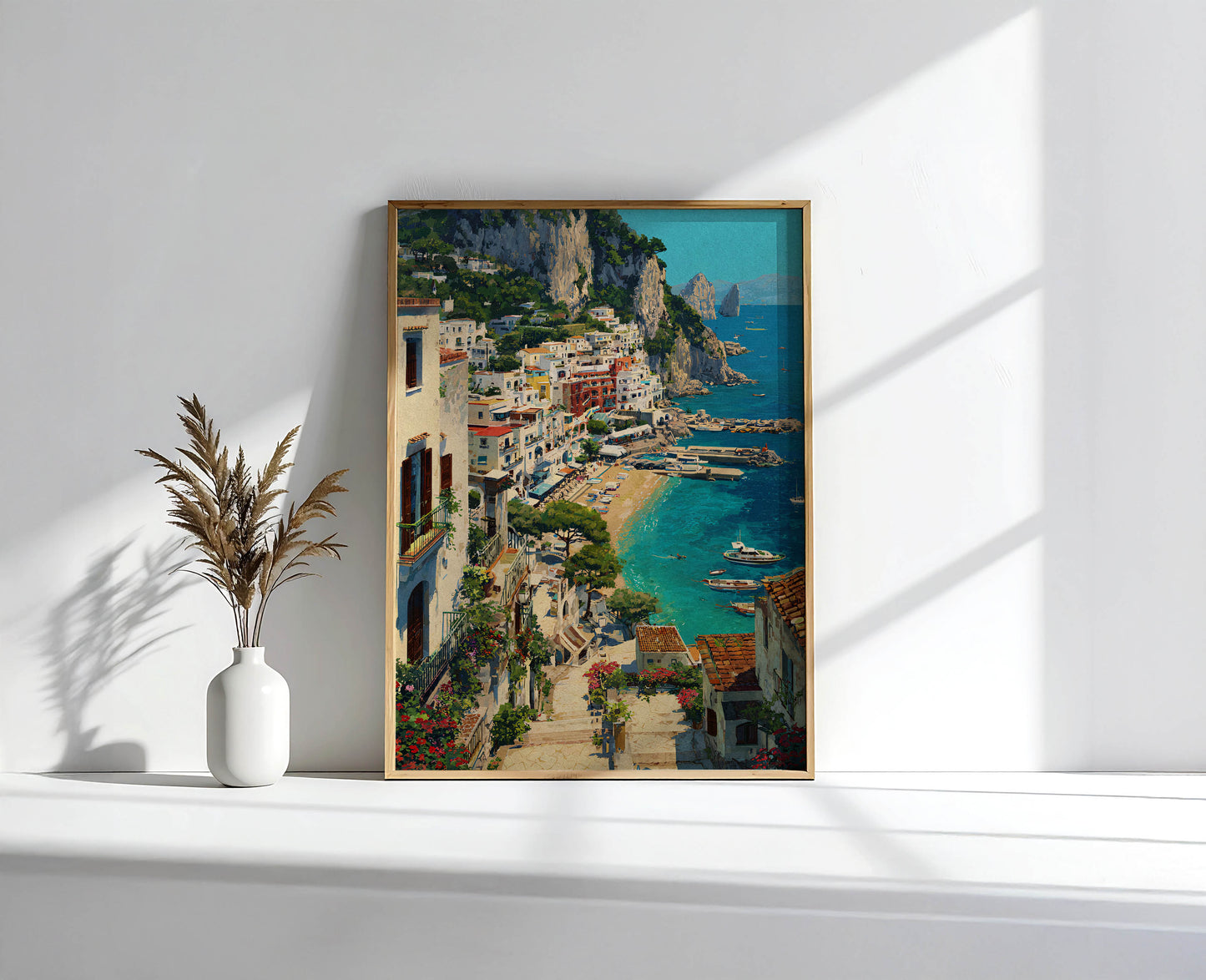 Mediterranean Marina Art