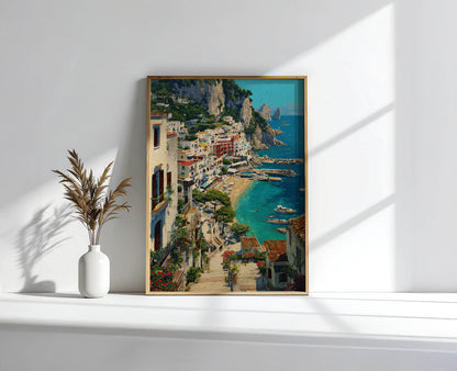 Mediterranean Marina Art