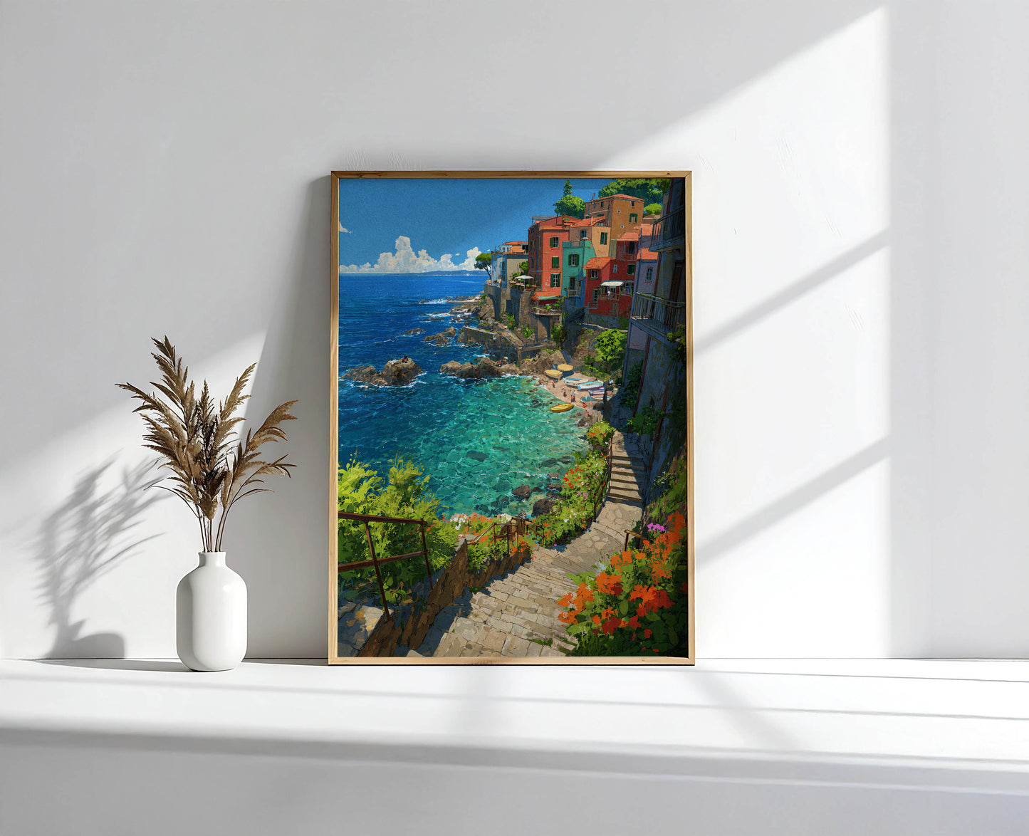 Rustic Village Beach Art