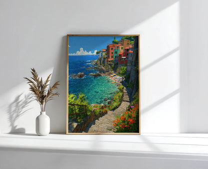 Rustic Village Beach Art