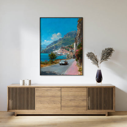 Amalfi Coast Drive Art