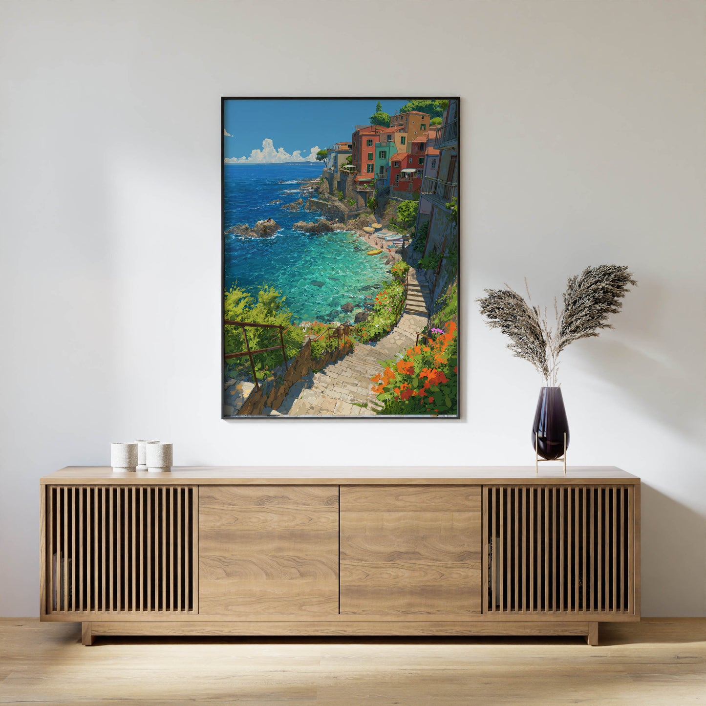 Rustic Village Beach Art
