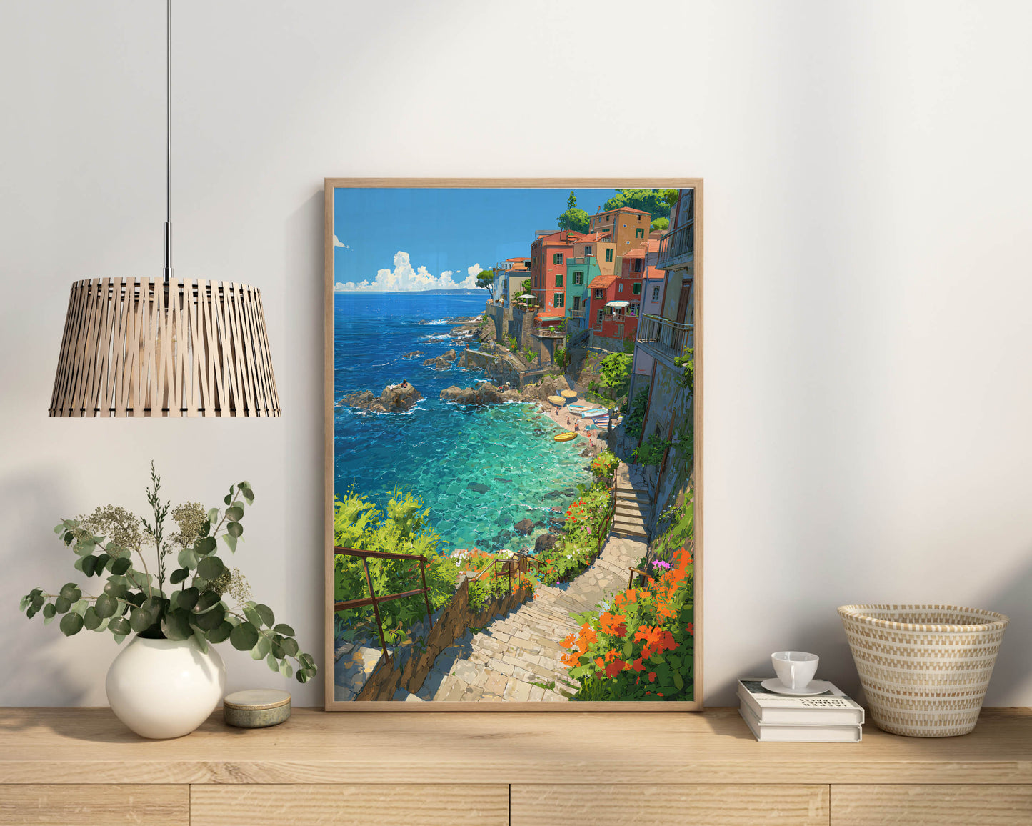 Rustic Village Beach Art