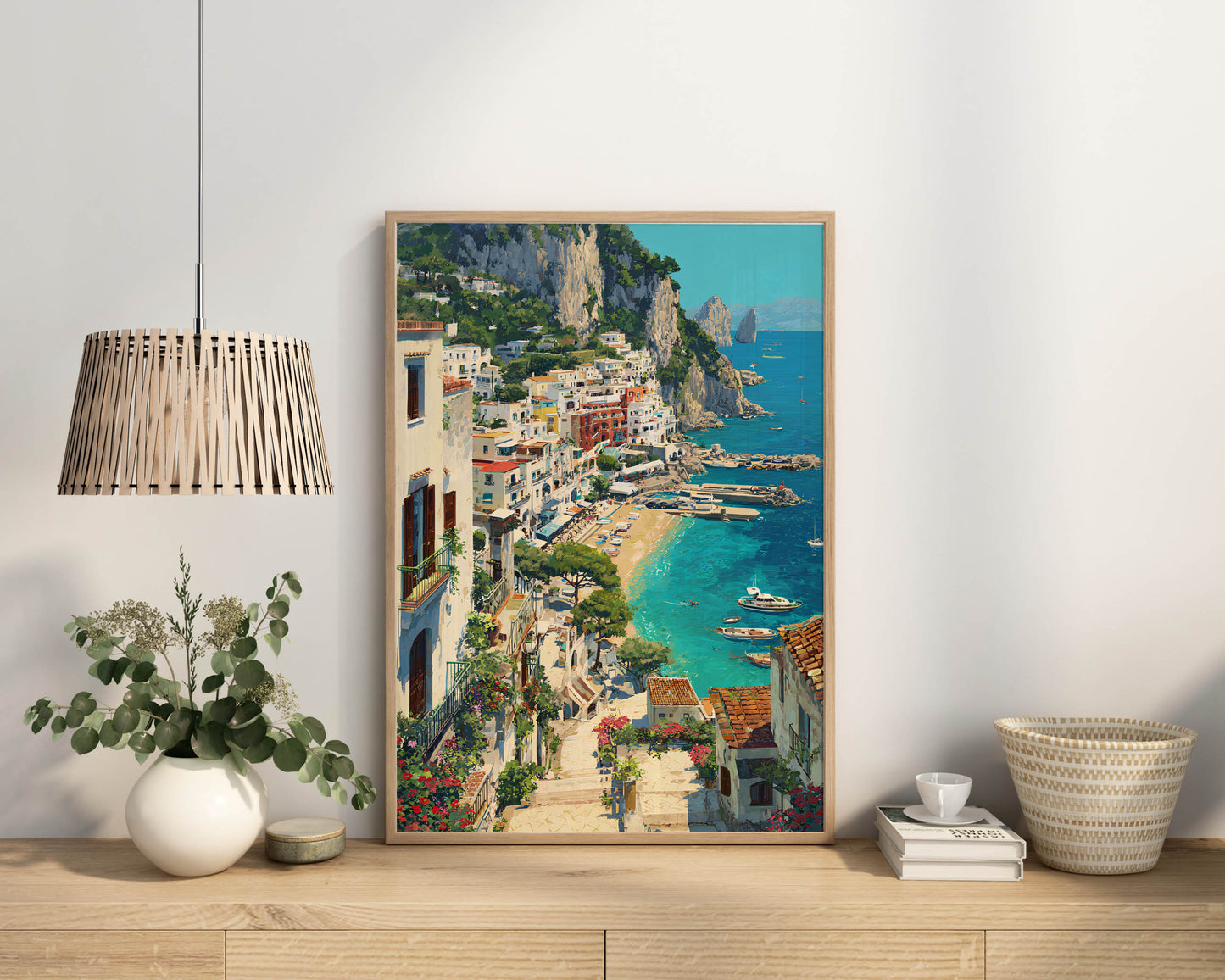 Mediterranean Marina Art