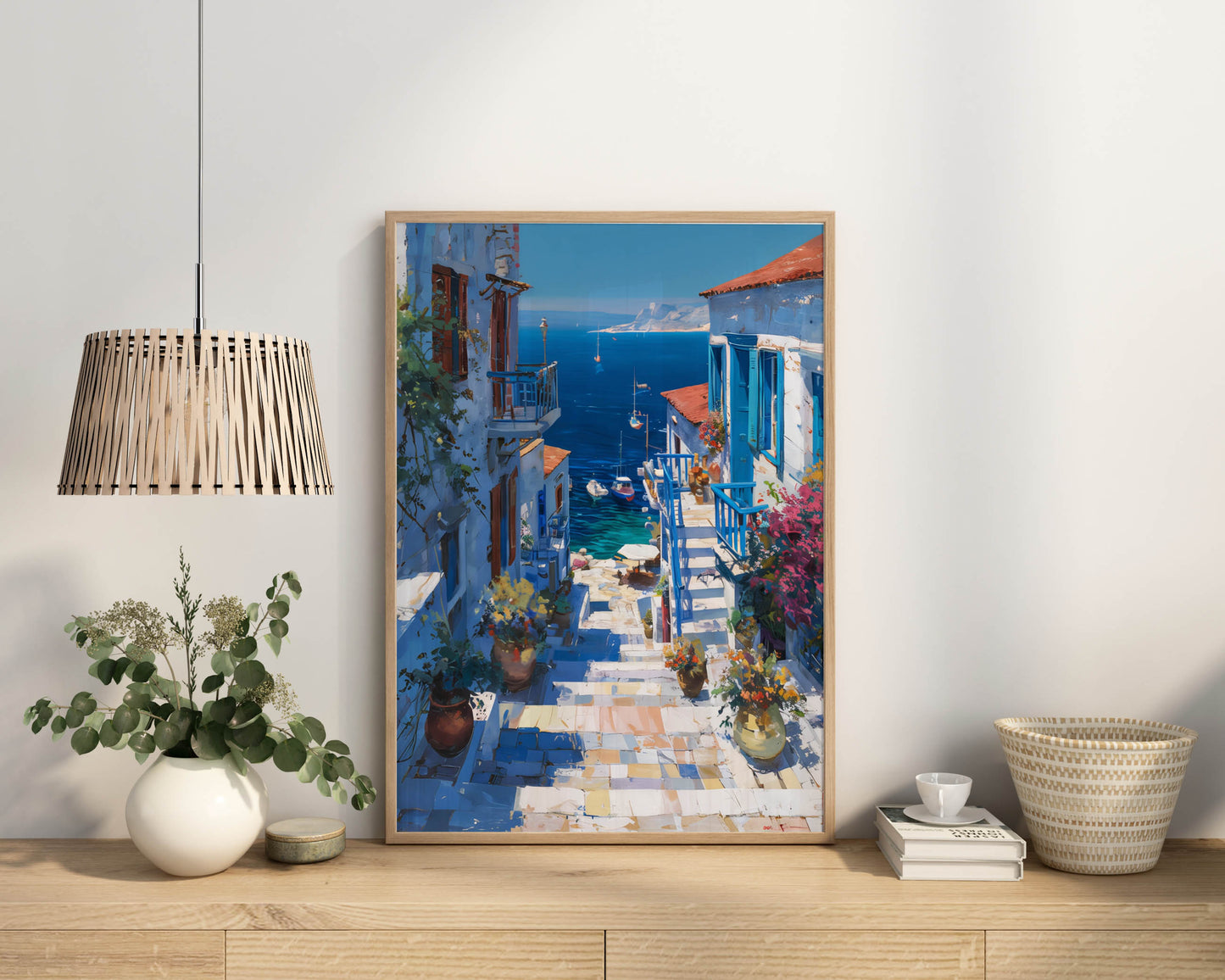 European Coastal Village Art