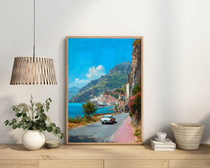 Amalfi Coast Drive Art