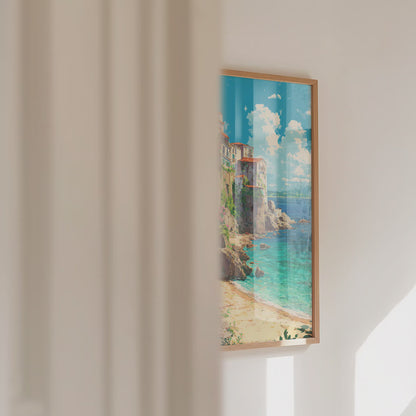 Coastal Village Beach Art